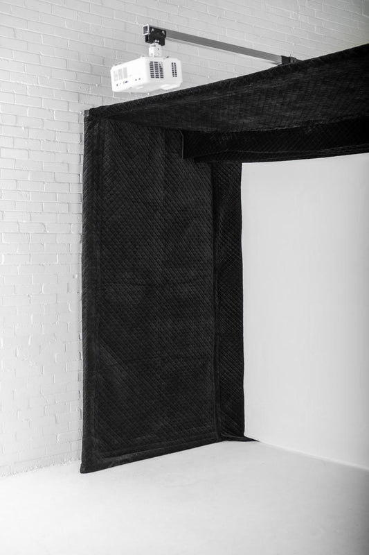 GolfBays Lux Golf Simulator Hitting EnclosureGolfBays Lux Golf Simulator Hitting Enclosure - 12ft 4in x 4ft 11in x 8ft 10in Indoor Golf Enclosure