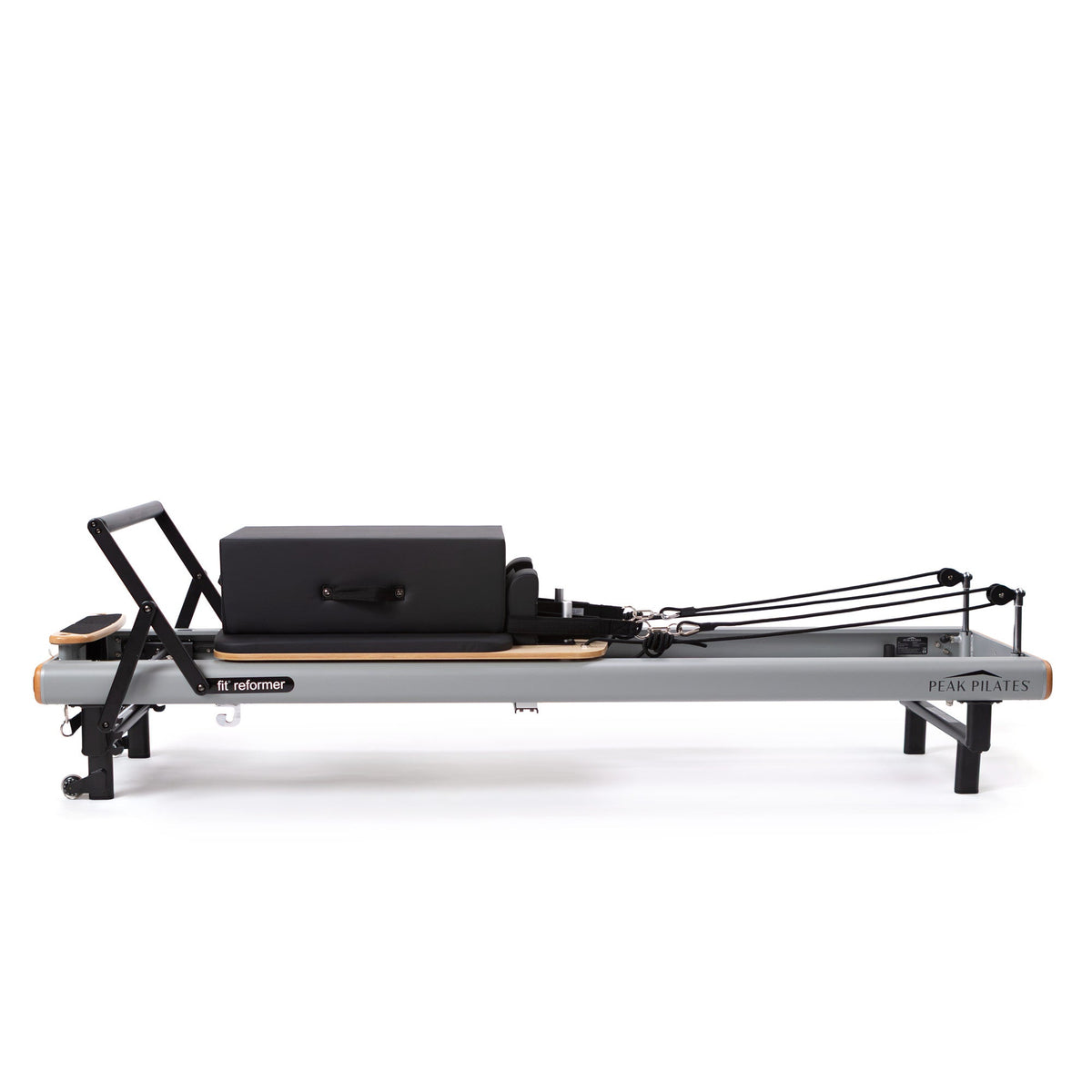 Peak Pilates® fit™ Reformer with Long/Short Box, Studio-Height Stackable Pilates Reformer
