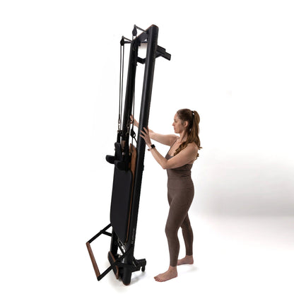 Peak Pilates® fit™ Reformer with Long/Short Box, Studio-Height Stackable Pilates Reformer