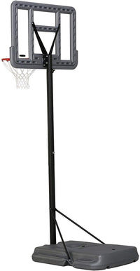 90690 Portable Basketball System, Gray, 44" Polycarbonate Backboard