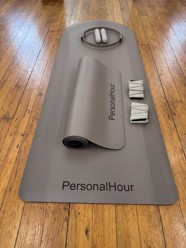 Mat PiMat Pilates 101 Kit by PersonalHour® with Play Mat Plus, Pilates Ring, Wrist Weights & Hand Weightslates 101 Kit – Complete Starter Bundle by PersonalHour®