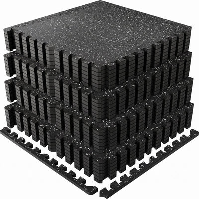 0.6 Inch Thick Gym Floor Mats with EVA Foam