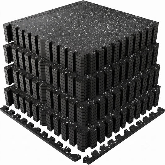 0.6 Inch Thick Gym Floor Mats with EVA Foam