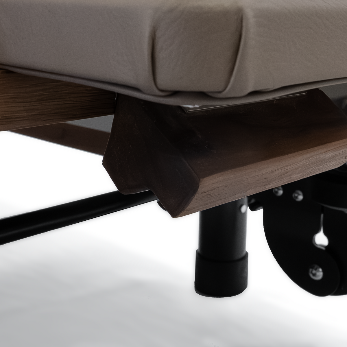 Janet La Force Plus Foldable Pilates Reformer RE023 in Solid Walnut Wood with 6 Springs