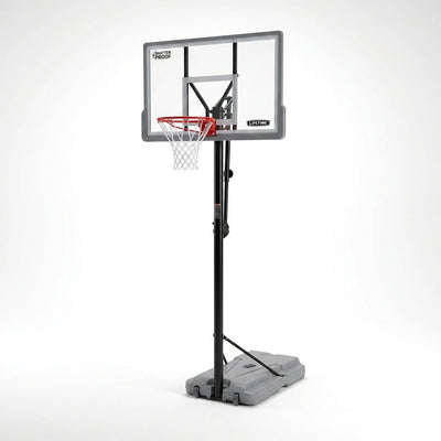 90690 44-Inch Portable Basketball Hoop System with Adjustable Height, Polycarbonate Backboard & Fillable Base