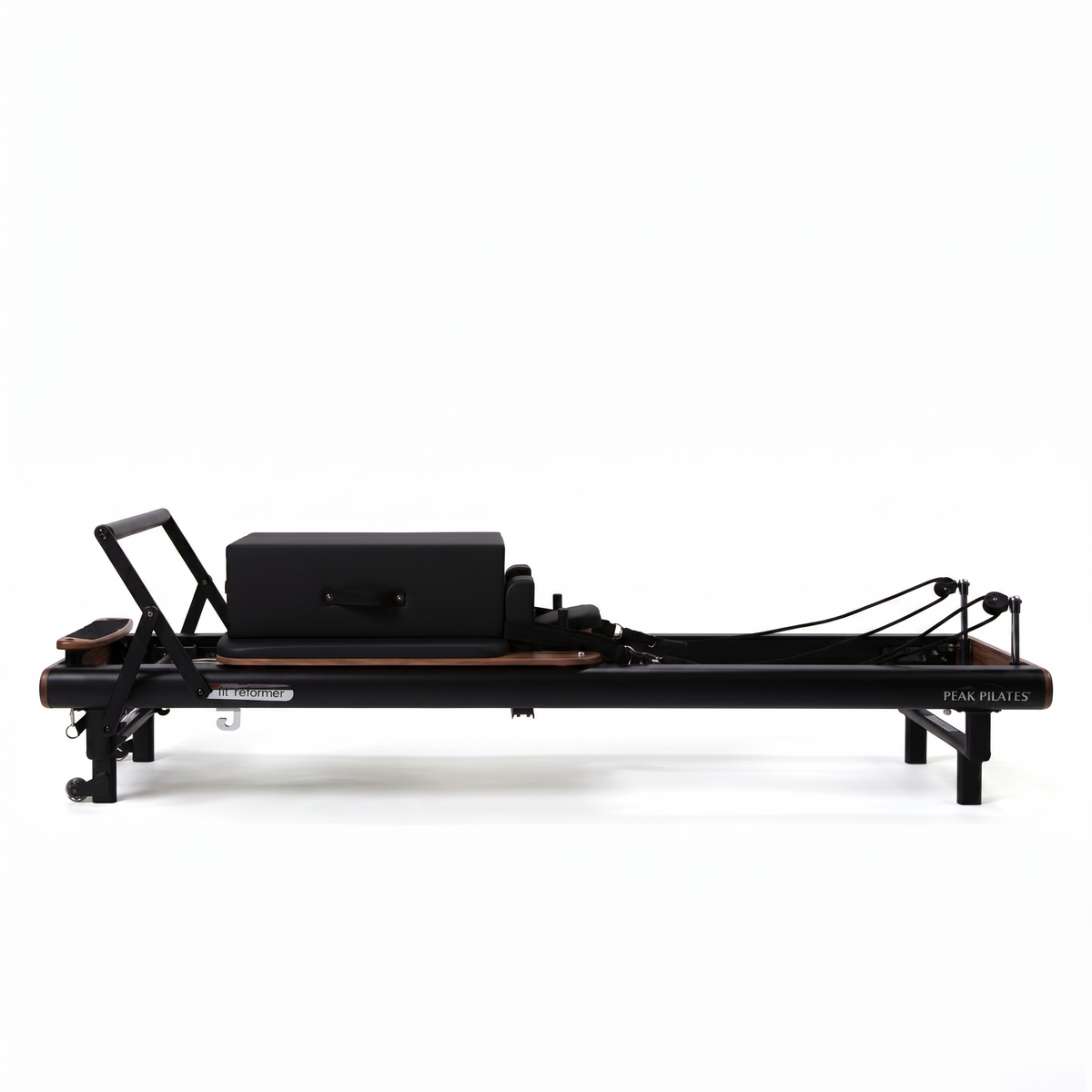 Peak Pilates® fit™ Reformer with Long/Short Box, Studio-Height Stackable Pilates Reformer