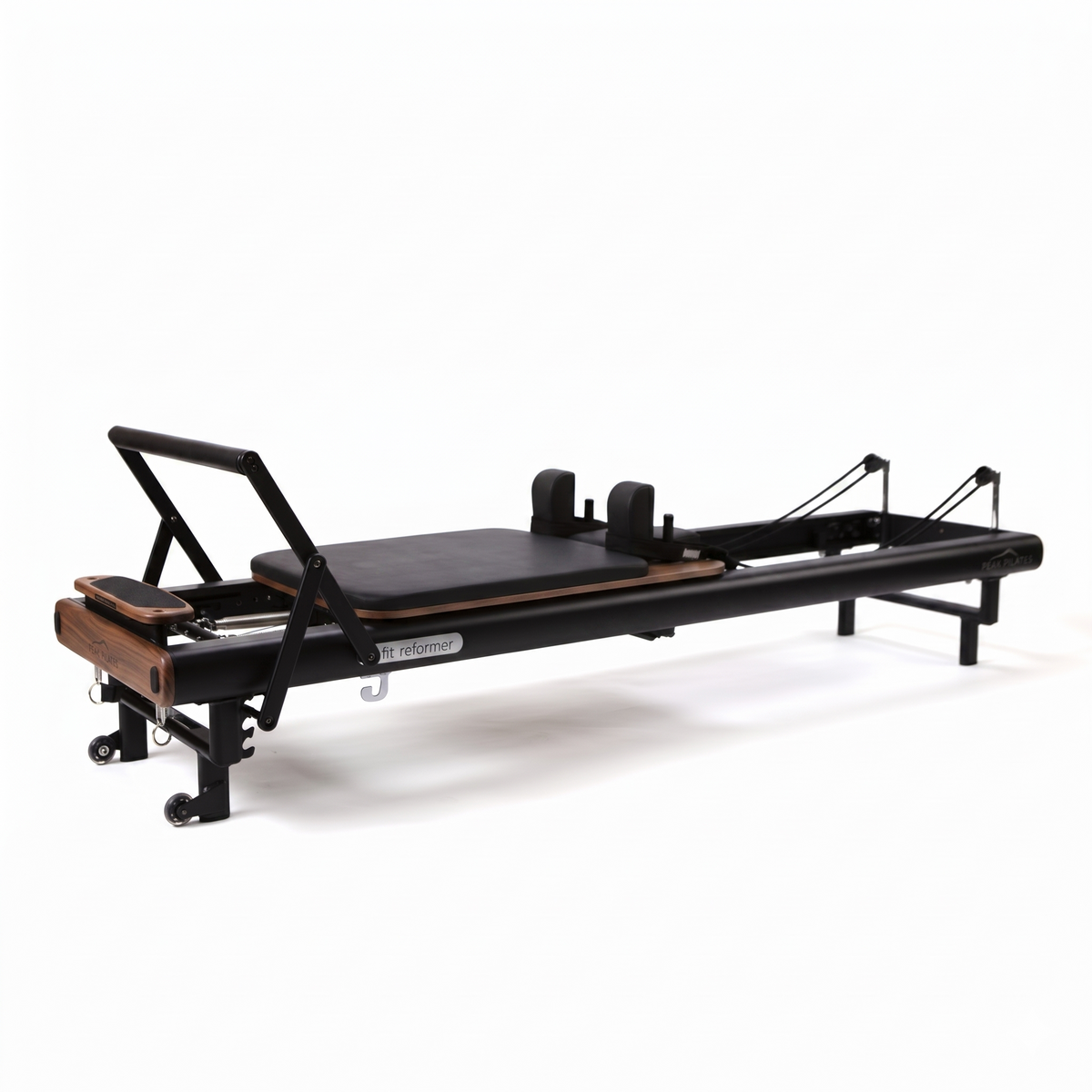 Peak Pilates® fit™ Reformer with Long/Short Box, Studio-Height Stackable Pilates Reformer