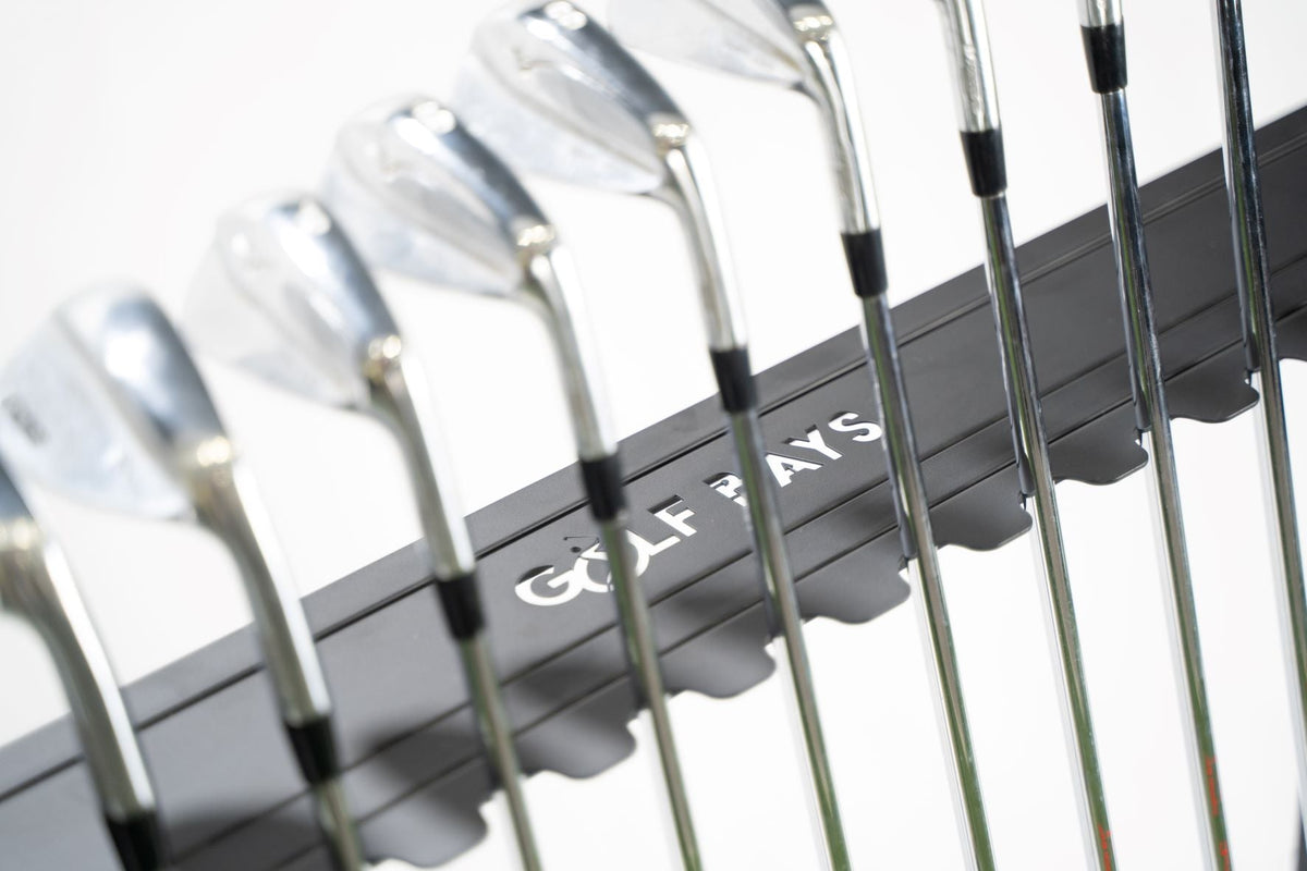 GolfBays Indoor Golf Club Storage Rack – Holds 14 Clubs