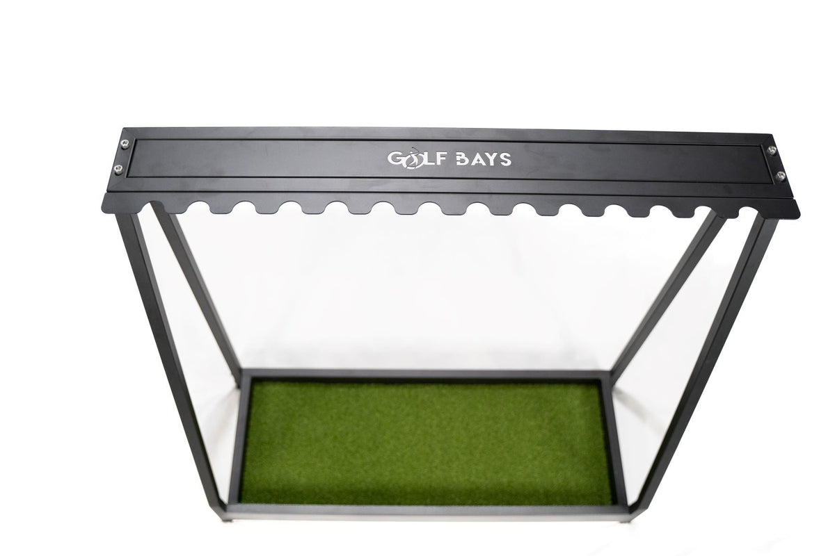GolfBays Indoor Golf Club Storage Rack – Holds 14 Clubs