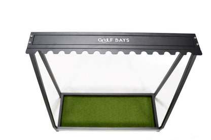 GolfBays Indoor Golf Club Storage Rack – Holds 14 Clubs