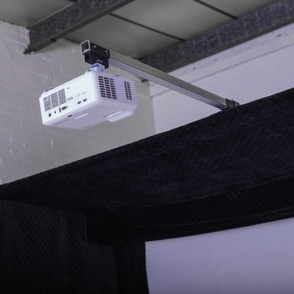 GolfBays Lux Golf Simulator Hitting EnclosureGolfBays Lux Golf Simulator Hitting Enclosure - 12ft 4in x 4ft 11in x 8ft 10in Indoor Golf Enclosure