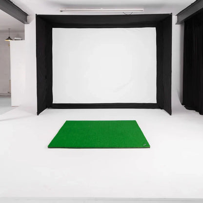GolfBays EasySim 10 ft. 9 in. x 8 ft. 2 in. Golf Simulator Enclosure with Lite Impact Screen