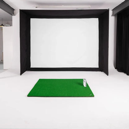 GolfBays EasySim 10 ft. 9 in. x 8 ft. 2 in. Golf Simulator Enclosure with Lite Impact Screen