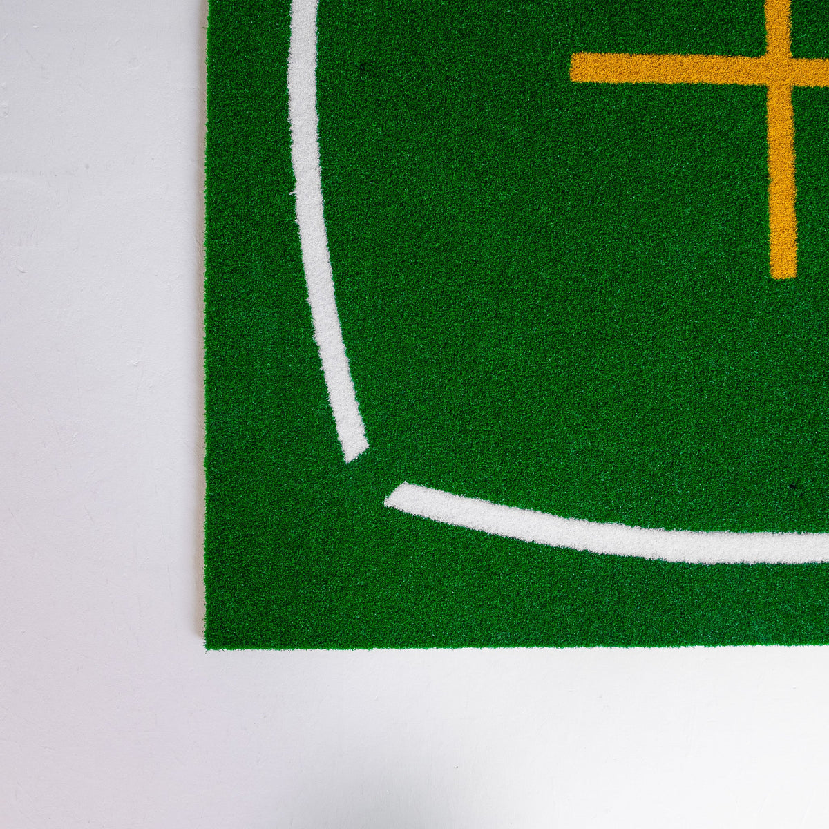 GolfBays Academy Hitting Mat 4'11 x 4'11 - Golf Teaching Mat with Alignment Guides