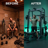 - GS348BP4 Smith Machine Package — Before & After