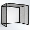 10 x 8 ft. Golf Simulator Enclosure with Double-Layer Impact Screen, Target Cloth & Steel Frame