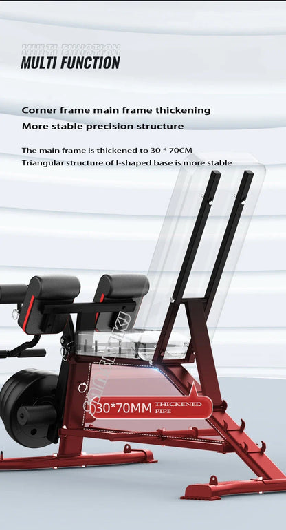 Adjustable Multi-Function Weightlifting Bench with 5-Position Backrest and Biceps Support
