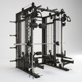 Smith Machine Built for Commercial Use, Three Cable Systems, 176lb Weight Stacks, 1000+ Exercises