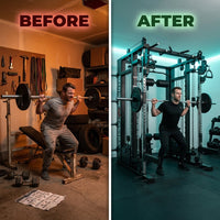 The Relentless Trainer Smith Machine — Before & After