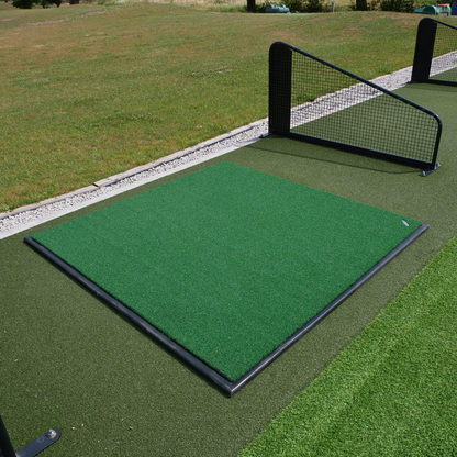 GolfBays Standard Hitting Mat 4'11 x 4'11 - Golf Practice Mat with Turf Surface