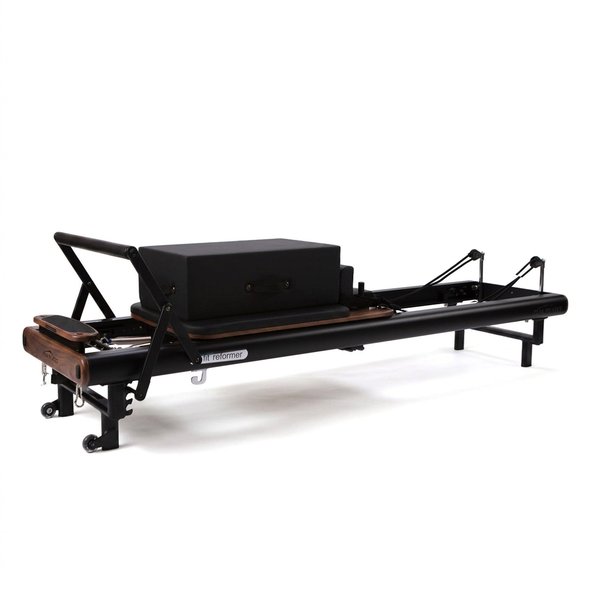 Peak Pilates® fit™ Reformer with Long/Short Box, Studio-Height Stackable Pilates Reformer