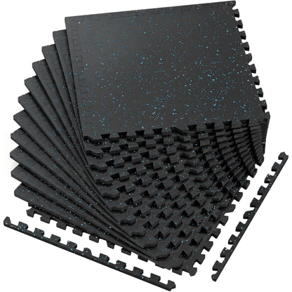 0.6 Inch Thick Interlocking Gym Floor Mats