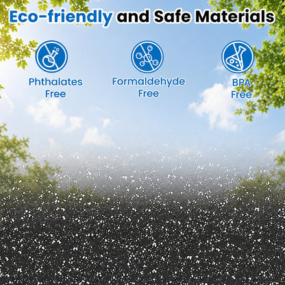 0.6 Inch Thick Gym Floor Mats with EVA Foam