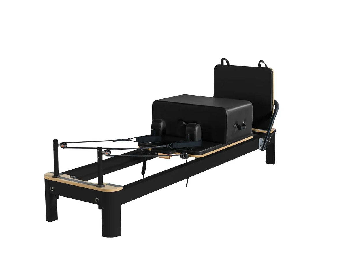 Queen Studio Pilates Reformer Machine with Box, Jumpboard, 6 Springs & Optional Tower