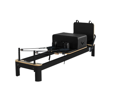 Queen Studio Pilates Reformer Machine with Box, Jumpboard, 6 Springs & Optional Tower