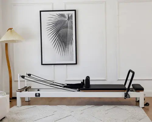 Queen Studio Pilates Reformer Machine with Box, Jumpboard, 6 Springs & Optional Tower