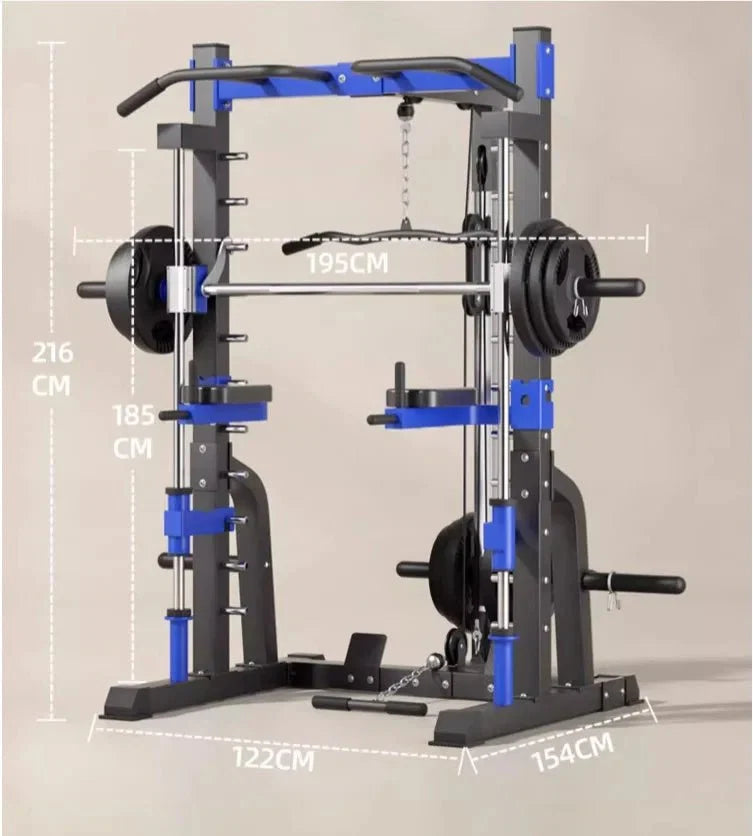 Multifunctional Steel Gantry Squat Rack Frame for Home Gym – 300kg Capacity